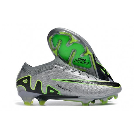 Nike Zoom Mercurial Vapor XV Elite FG Grå Svart Grön