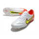 Nike Tiempo Legend 9 Elite FG Fotbollsskor Motivation - Vit Neon Röd