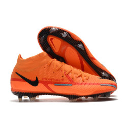 Nike Fotbollsskorna Phantom GT2 Dynamic Fit Elite FG Orange Svart
