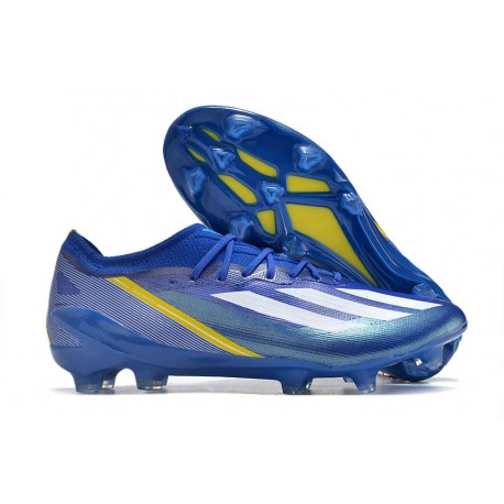 Fotbollsskor adidas X Crazyfast. Messi.1 FG Blå Vit Gul