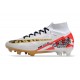 Fotbollsskor Nike Zoom Mercurial Superfly IX Elite FG MR Vit Svart Röd Guld