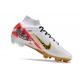 Fotbollsskor Nike Zoom Mercurial Superfly IX Elite FG MR Vit Svart Röd Guld