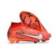 Fotbollsskor Nike Zoom Mercurial Superfly IX Elite FG MDS Röd Vit