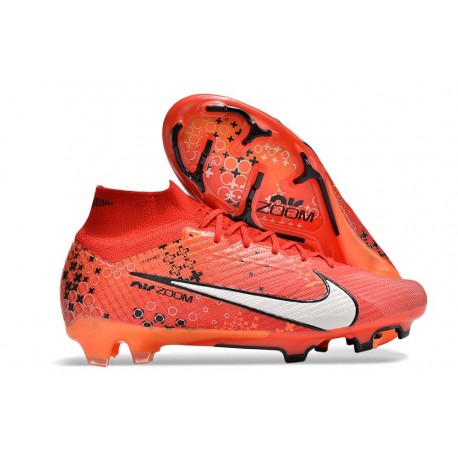 Fotbollsskor Nike Zoom Mercurial Superfly IX Elite FG MDS Röd Vit