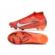 Fotbollsskor Nike Zoom Mercurial Superfly IX Elite FG MDS Röd Vit