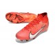 Fotbollsskor Nike Zoom Mercurial Superfly IX Elite FG MDS Röd Vit