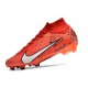 Fotbollsskor Nike Zoom Mercurial Superfly IX Elite FG MDS Röd Vit
