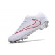 Nike Zoom Mercurial Vapor XV Elite FG Vit Röd 
