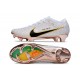 Nike Zoom Mercurial Vapor XV Elite FG Vit Guld Svart