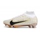 Fotbollsskor Nike Zoom Mercurial Superfly IX Elite FG Vit Svart Guld