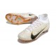 Fotbollsskor Nike Zoom Mercurial Superfly IX Elite FG Vit Svart Guld