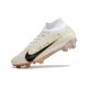 Fotbollsskor Nike Zoom Mercurial Superfly IX Elite FG Vit Svart Guld