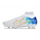 Fotbollsskor Nike Zoom Mercurial Superfly IX Elite FG Vit Svart Guld