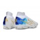 Fotbollsskor Nike Zoom Mercurial Superfly IX Elite FG Vit Svart Guld