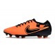 Nike Tiempo Legend X Elite FG Orange Svart