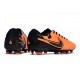 Nike Tiempo Legend X Elite FG Orange Svart