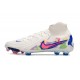 Fotbollsskor Nike Phantom Luna 2 Elite FG Vit Rosa Blå