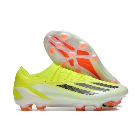 Fotbollsskor adidas X Crazyfast. Messi.1 FG Solar Energy - Gul Svart Vit