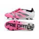 Adidas Predator Fold-over Tongue Elite FG Rosa Vit Svart