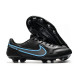 Nike Tiempo Legend 9 Elite FG Fotbollsskor Renew - Svart Grå