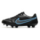 Nike Tiempo Legend 9 Elite FG Fotbollsskor Renew - Svart Grå