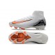 Nike Air Zoom Mercurial Superfly X Elite FG Vit Orange Svart