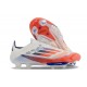 adidas F50 + Laceless FG Vit Röd Blå