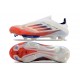 adidas F50 + Laceless FG Vit Röd Blå