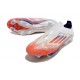 adidas F50 + Laceless FG Vit Röd Blå
