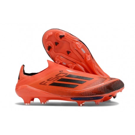 adidas F50 + Laceless FG Röd Svart
