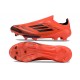 adidas F50 + Laceless FG Röd Svart
