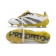 Fotbollsskor Adidas Predator 24 Elite FT FG Vit Guld Silver