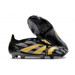 Fotbollsskor Adidas Predator 24 Elite FT FG Svart Guld