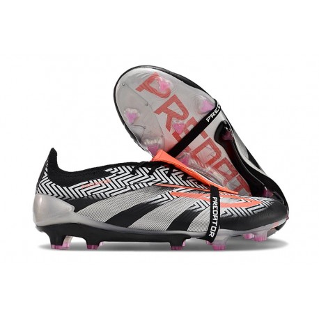 Fotbollsskor Adidas Predator 24 Elite FT FG Svart Silver Röd 