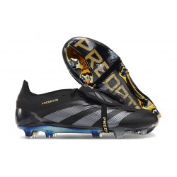 Fotbollsskor Adidas Predator 24 Elite FT FG Svart Grå