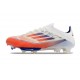 Fotbollsskor adidas F50 + Elite FG Vit Röd Blå