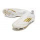 Fotbollsskor adidas F50 + Elite FG Vit Guld