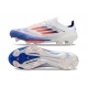 Fotbollsskor adidas F50 + Elite FG Vit Blå Röd