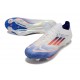 Fotbollsskor adidas F50 + Elite FG Vit Blå Röd