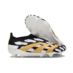 Fotbollsskor Adidas Predator 24 Elite FT FG Svart Vit Guld