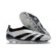 Adidas Predator Elite Snörlösa FG Silver Svart