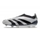 Adidas Predator Elite Snörlösa FG Silver Svart