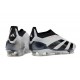 Adidas Predator Elite Snörlösa FG Silver Svart