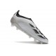 Adidas Predator Elite Snörlösa FG Silver Svart
