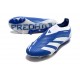 Adidas Predator Elite Snörlösa FG Blå Vit