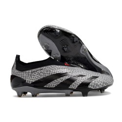 Adidas Predator Elite Snörlösa FG Grå Svart 
