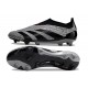 Adidas Predator Elite Snörlösa FG Grå Svart 