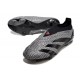 Adidas Predator Elite Snörlösa FG Grå Svart 