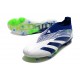 Adidas Predator Elite Snörlösa FG Vit Blå Grön