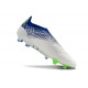 Adidas Predator Elite Snörlösa FG Vit Blå Grön